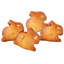 Paashaas gevulde koek